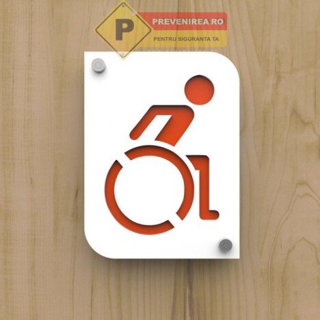 Semn pentru spatiu persoana cu handicap